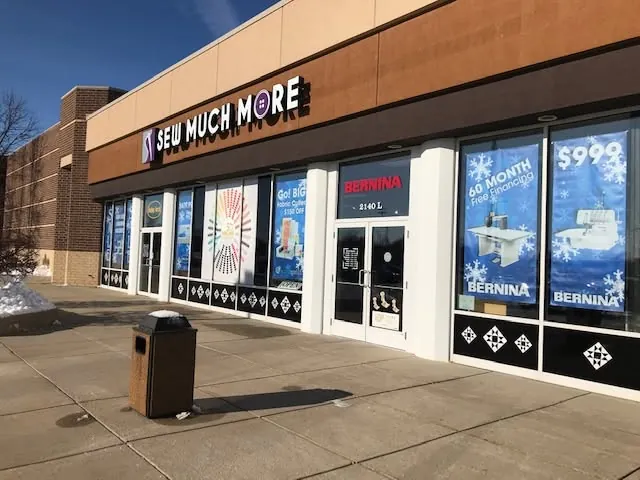 Interior Signs — Storefront window graphics for Sew Much More