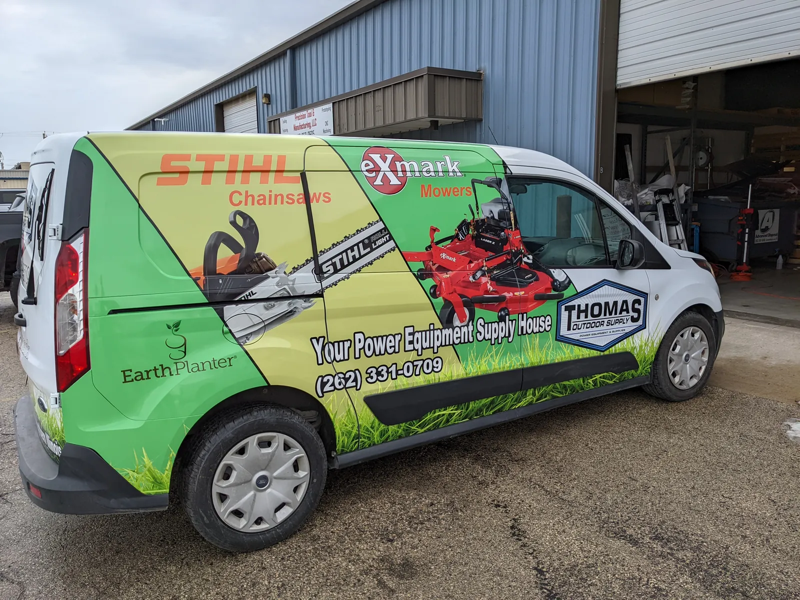 Vehicle Graphics — Full van wrap for Thomas Outdoor Supply